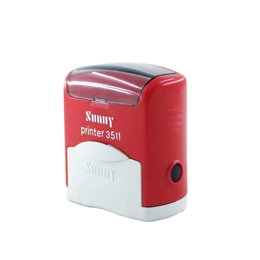 دسته مهر ژلاتینی مستطیل سانی مدل printer 3511